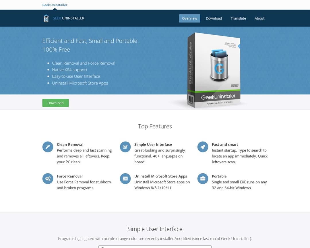 Geek Uninstaller