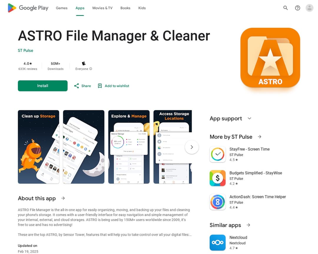ASTRO File Manager & Cleaner