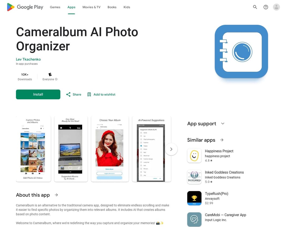 Cameralbum AI Photo Organizer