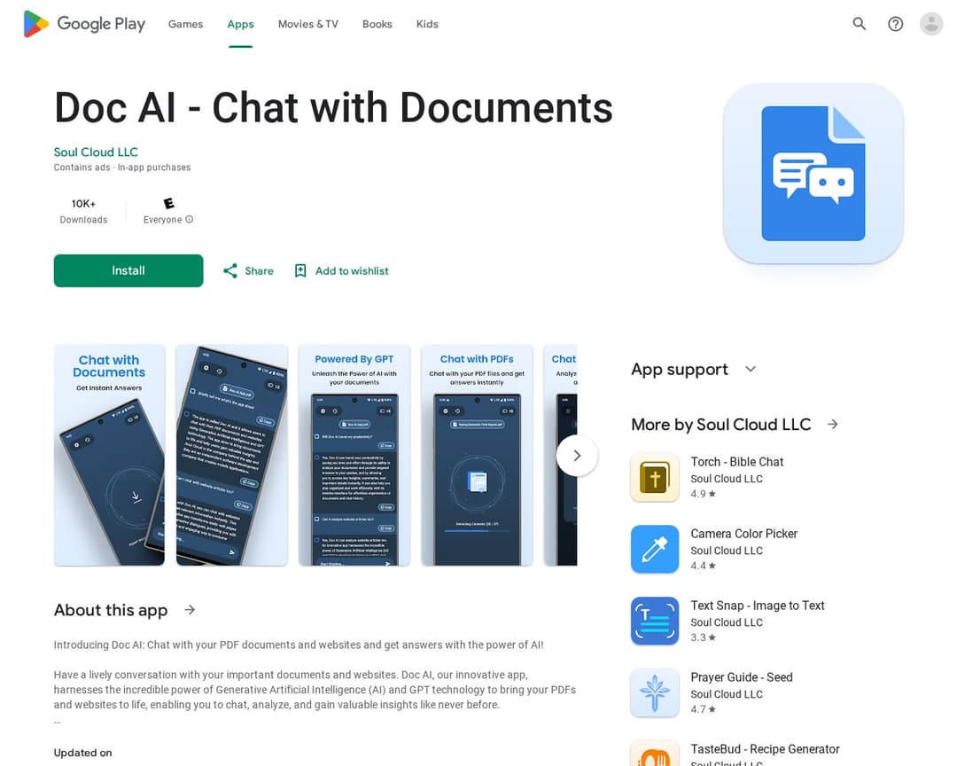 Doc AI - Chat with Documents