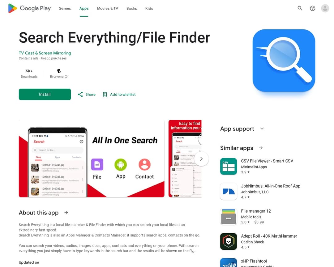 Search Everything/File Finder
