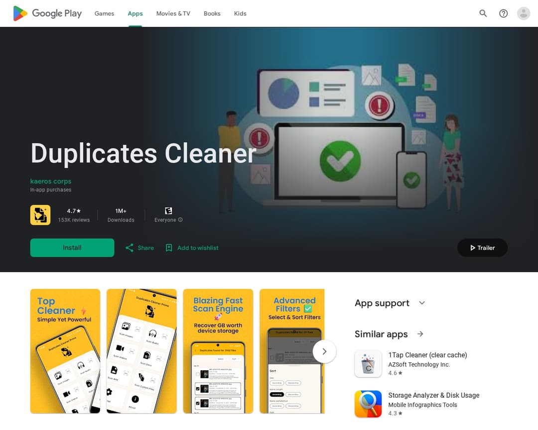 Duplicates Cleaner