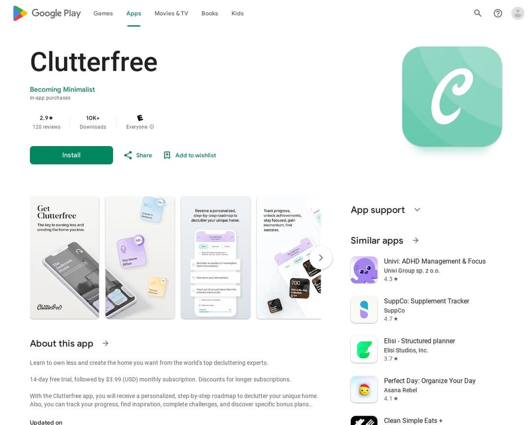 Clutterfree