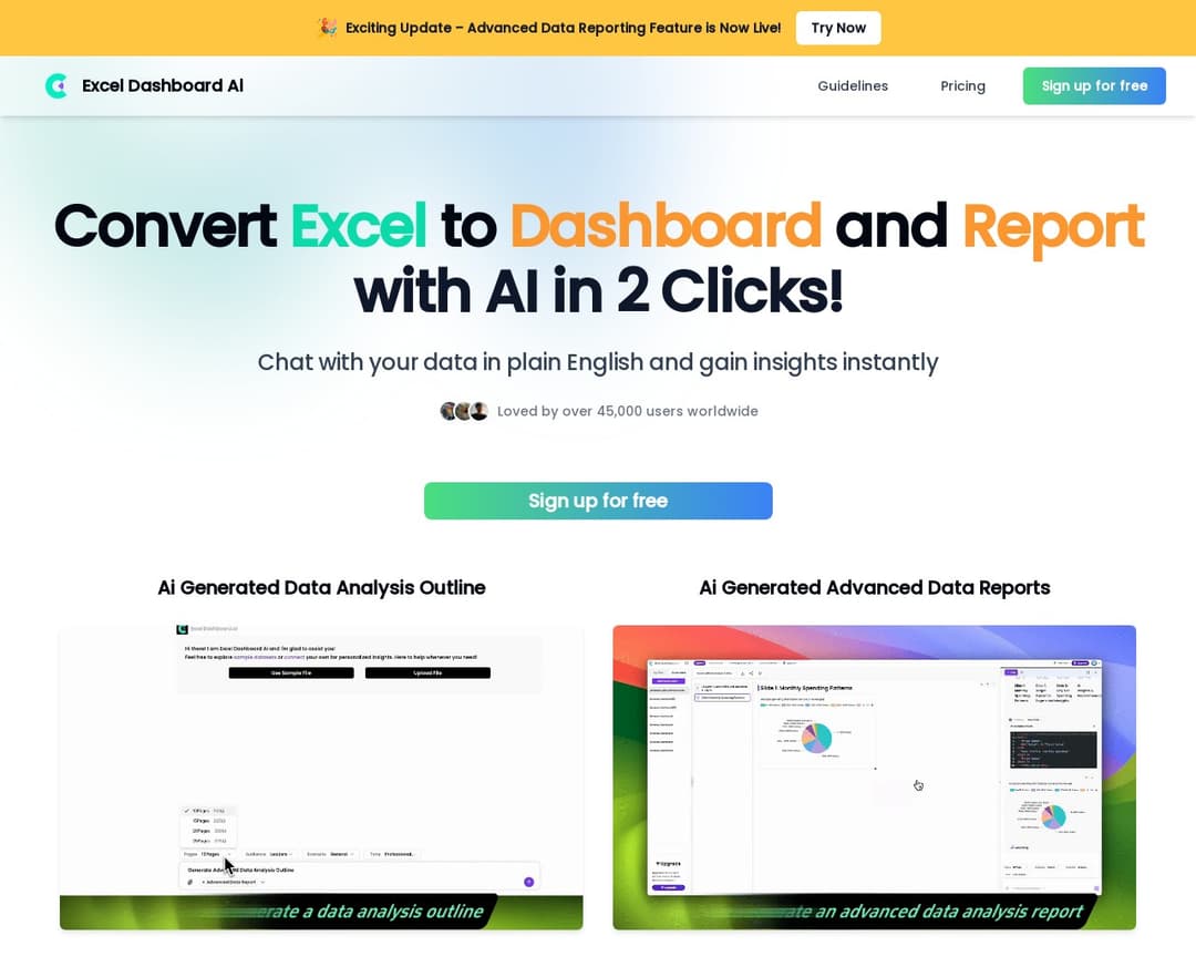 ExcelDashboard Ai