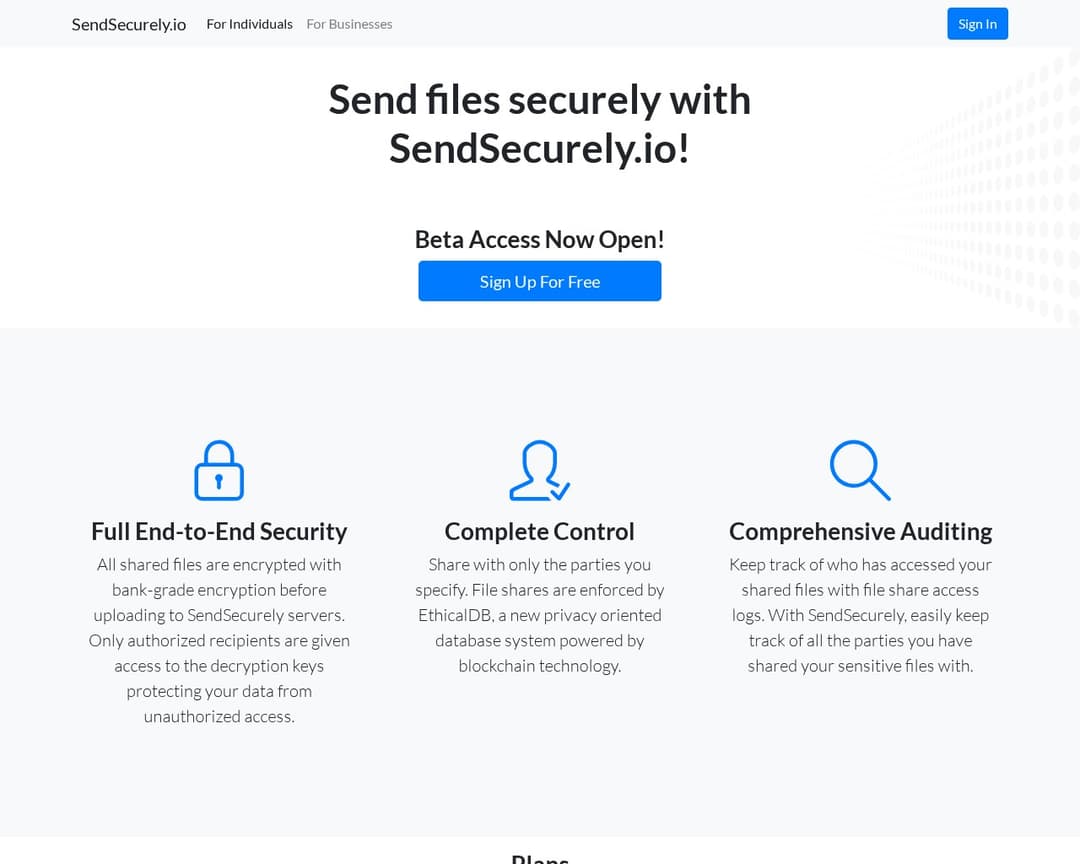 SendSecurely.io