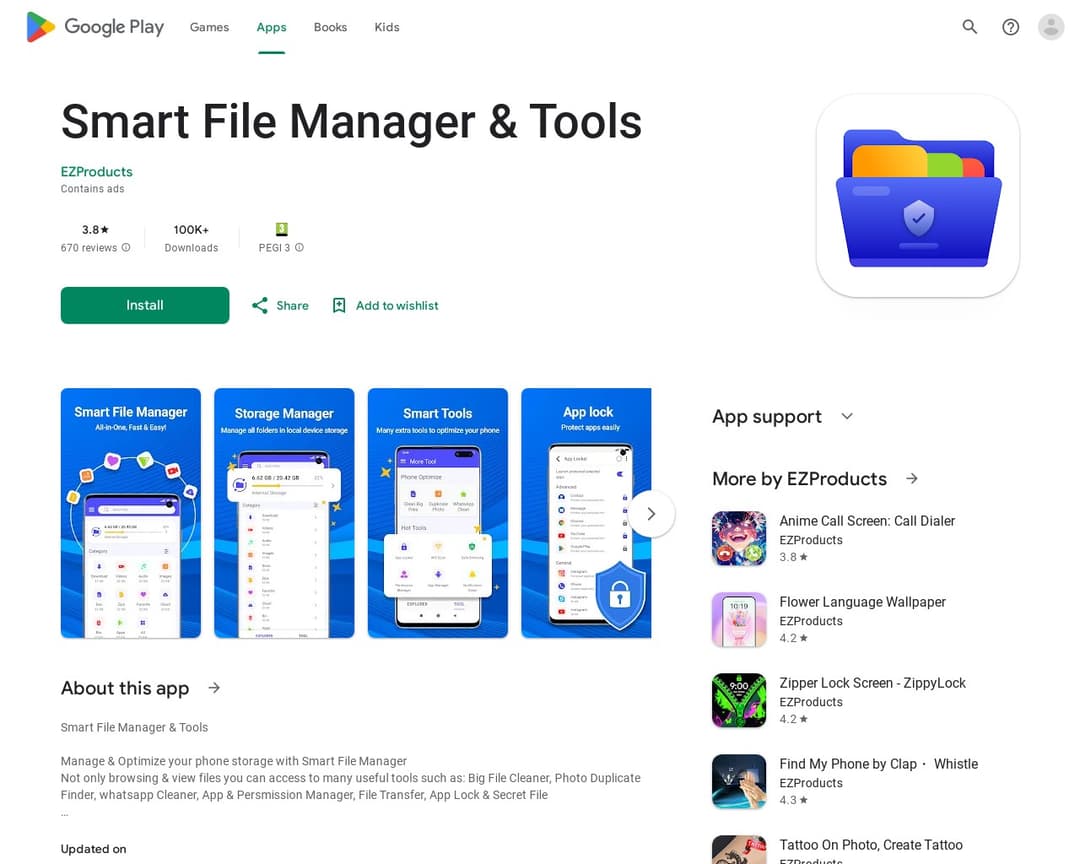 Smart File Manager & Tools