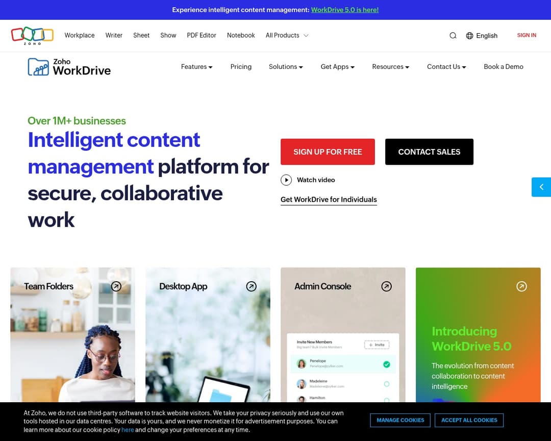 Zoho WorkDrive