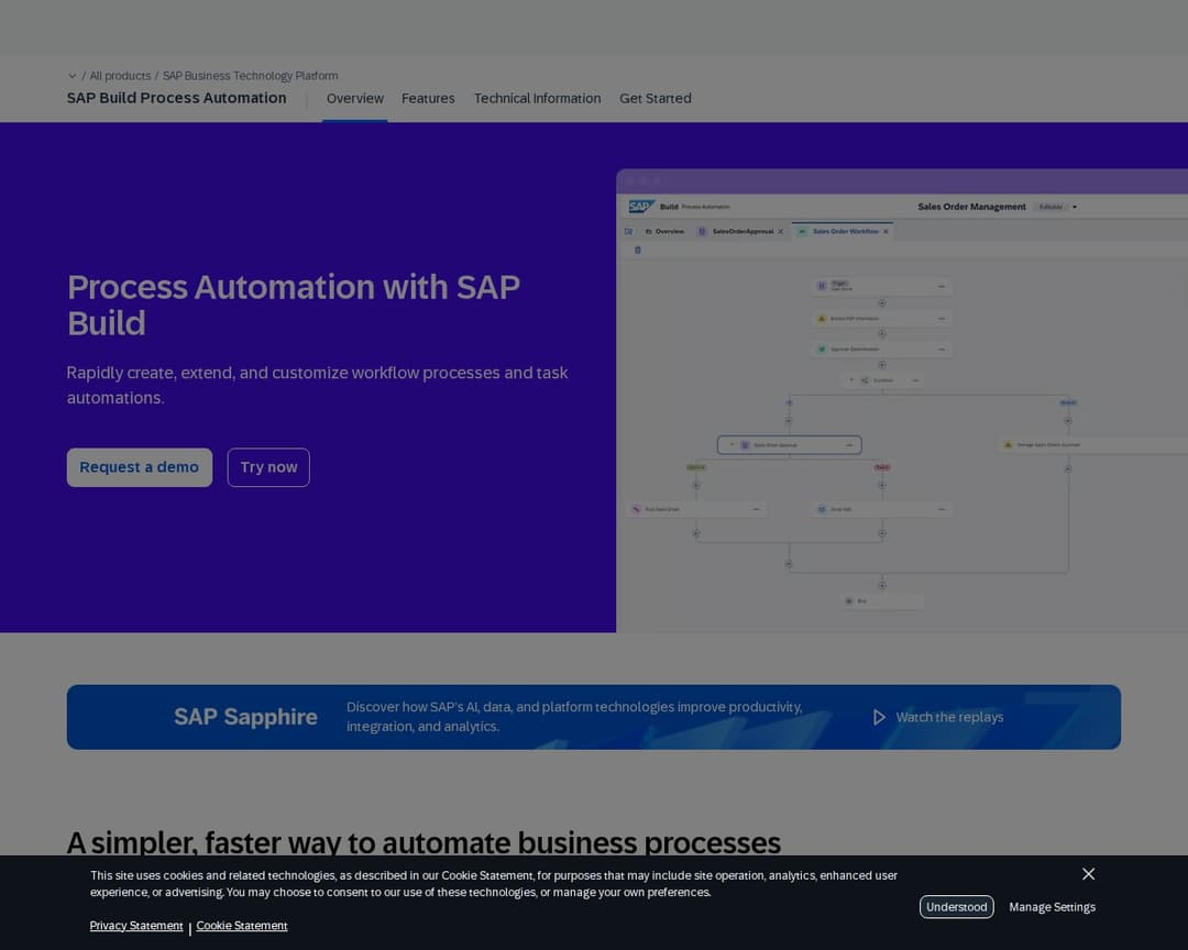 SAP Build Process Automation