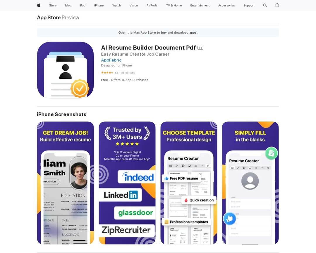 AI Resume Builder Document Pdf