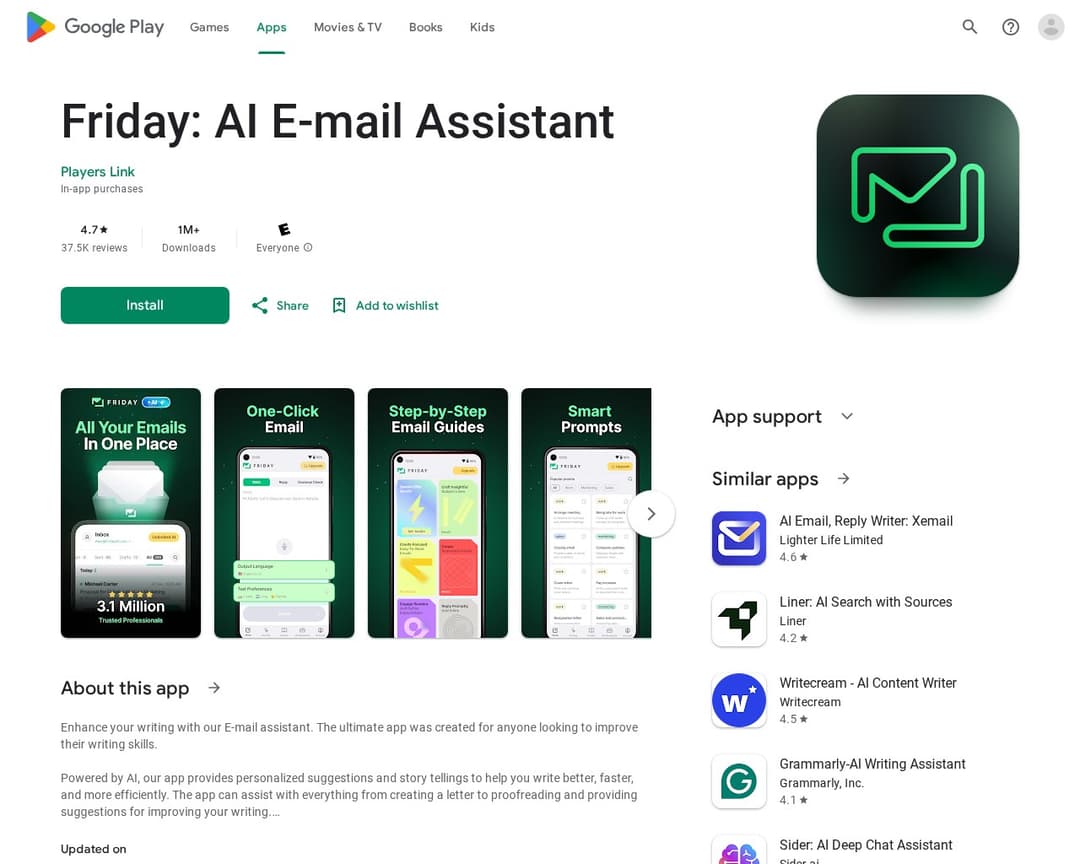 Friday: AI E-mail Assistant