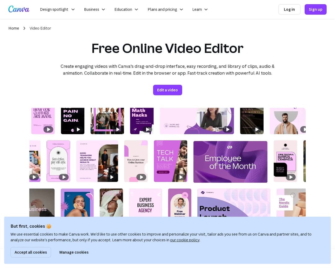 Canva Video Editor