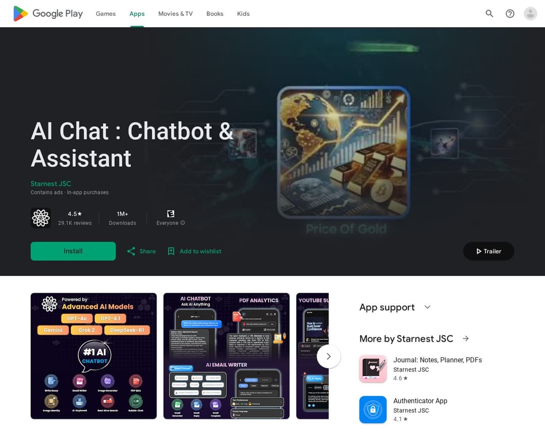 AI Chat : Chatbot & Assistant