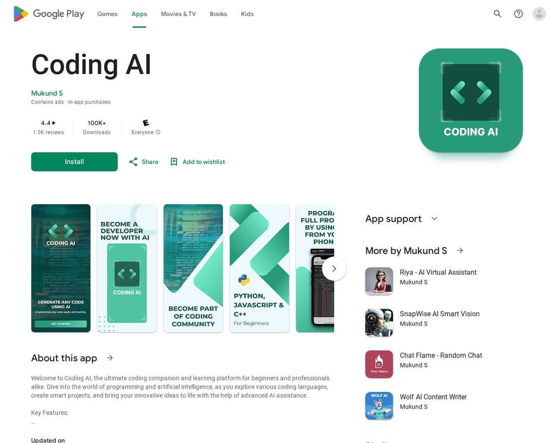 Coding AI