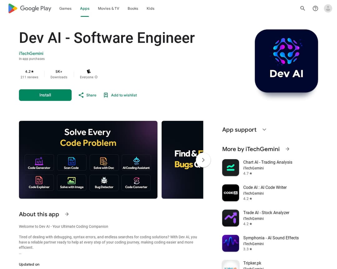 Dev AI - Software Engineer