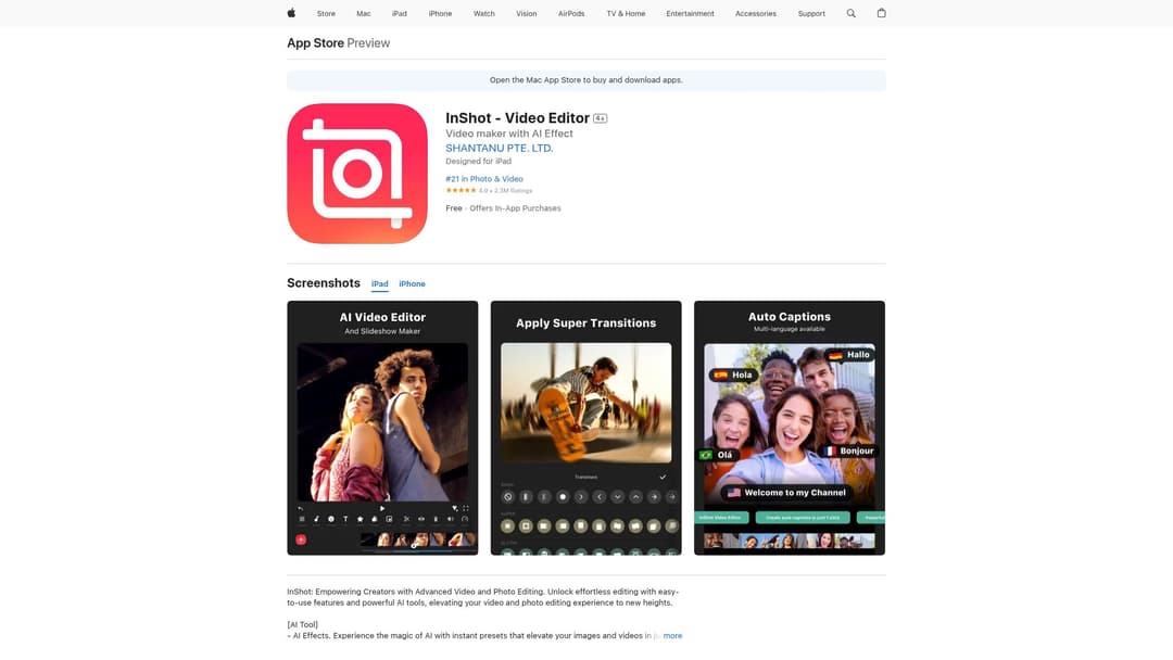 InShot - Video Editor
