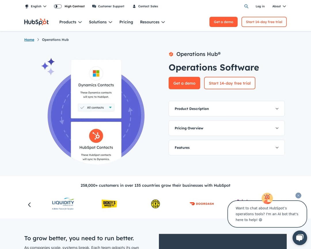Operations Hub Operations software. Free and premium plans
