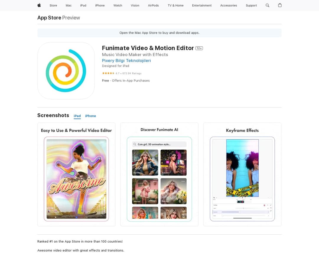 Funimate Video & Motion Editor