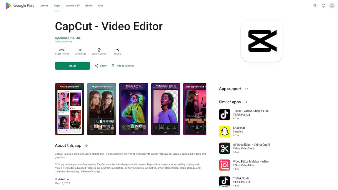 CapCut - Video Editor