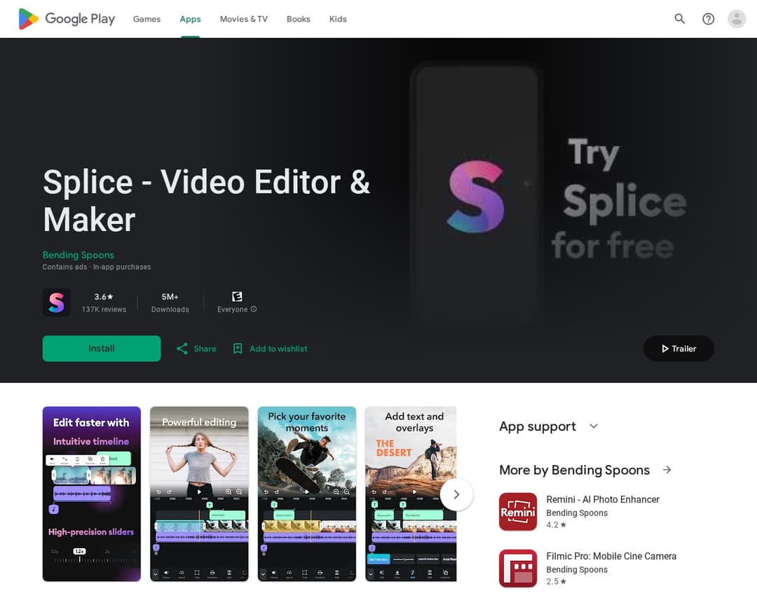 Splice - Video Editor & Maker
