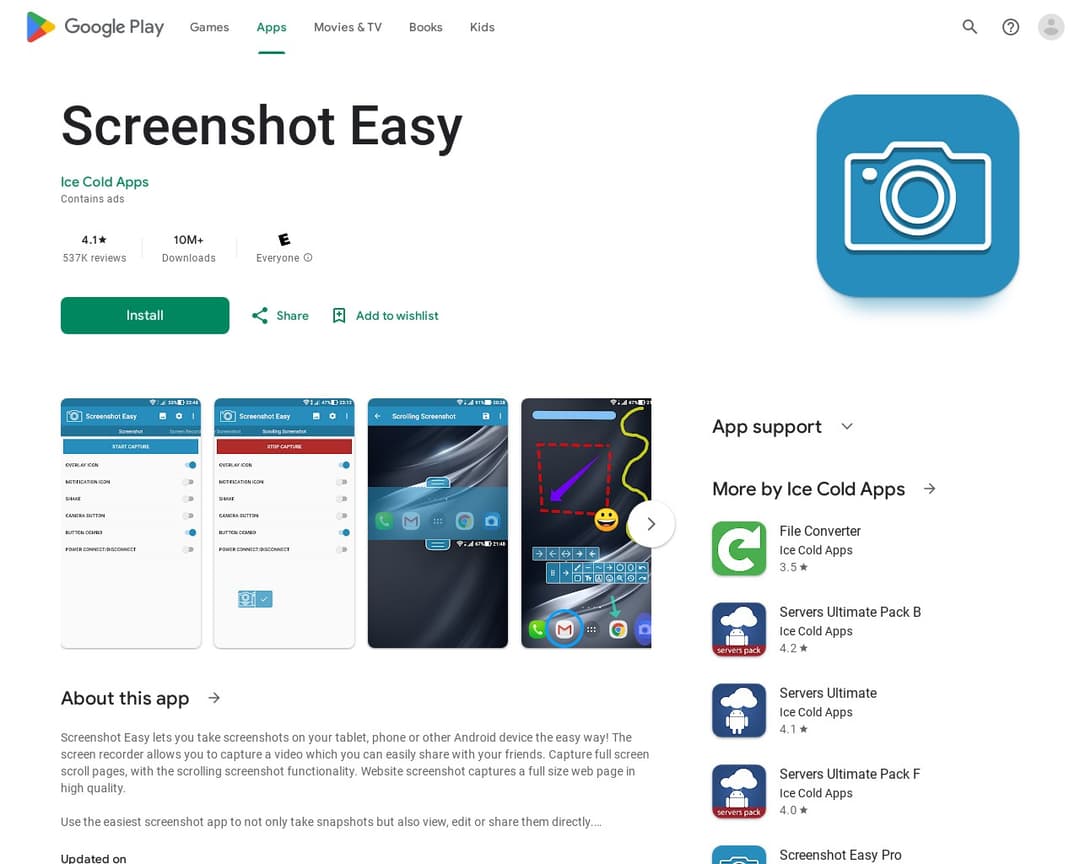 Screenshot Easy