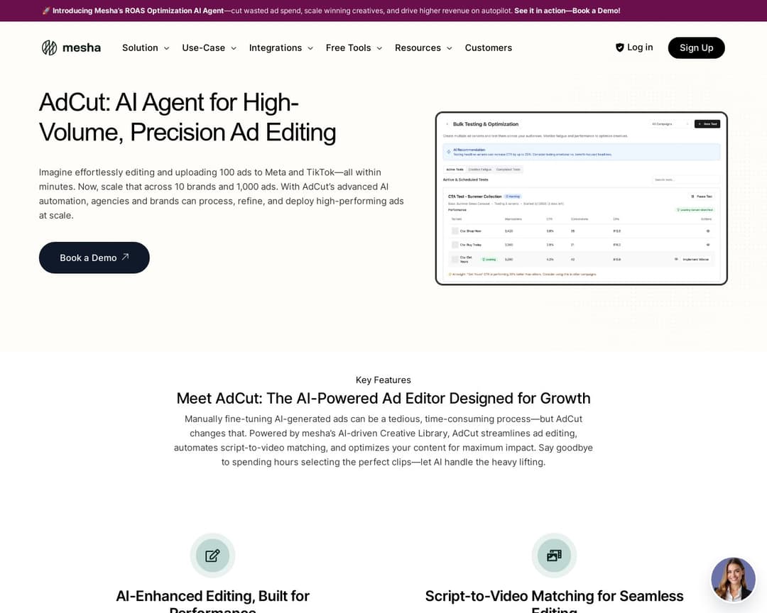 Ads-Cut AI Agent to Edit Your Ads