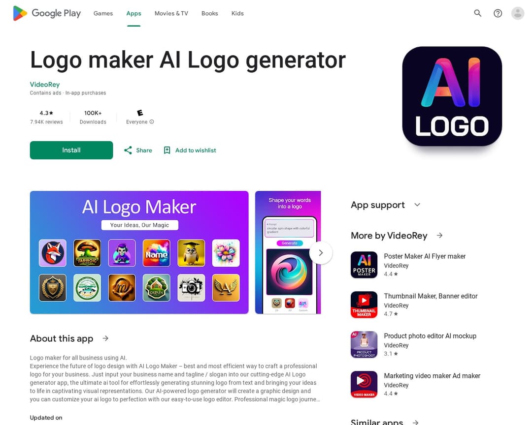Logo maker AI Logo generator