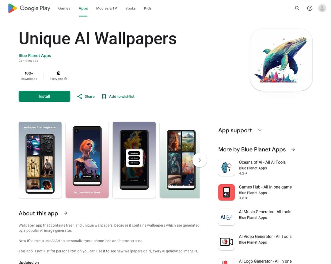 Unique AI Wallpapers