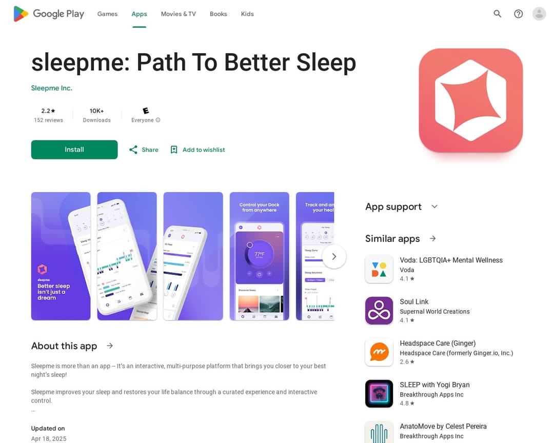 sleepme: Path To Better Sleep