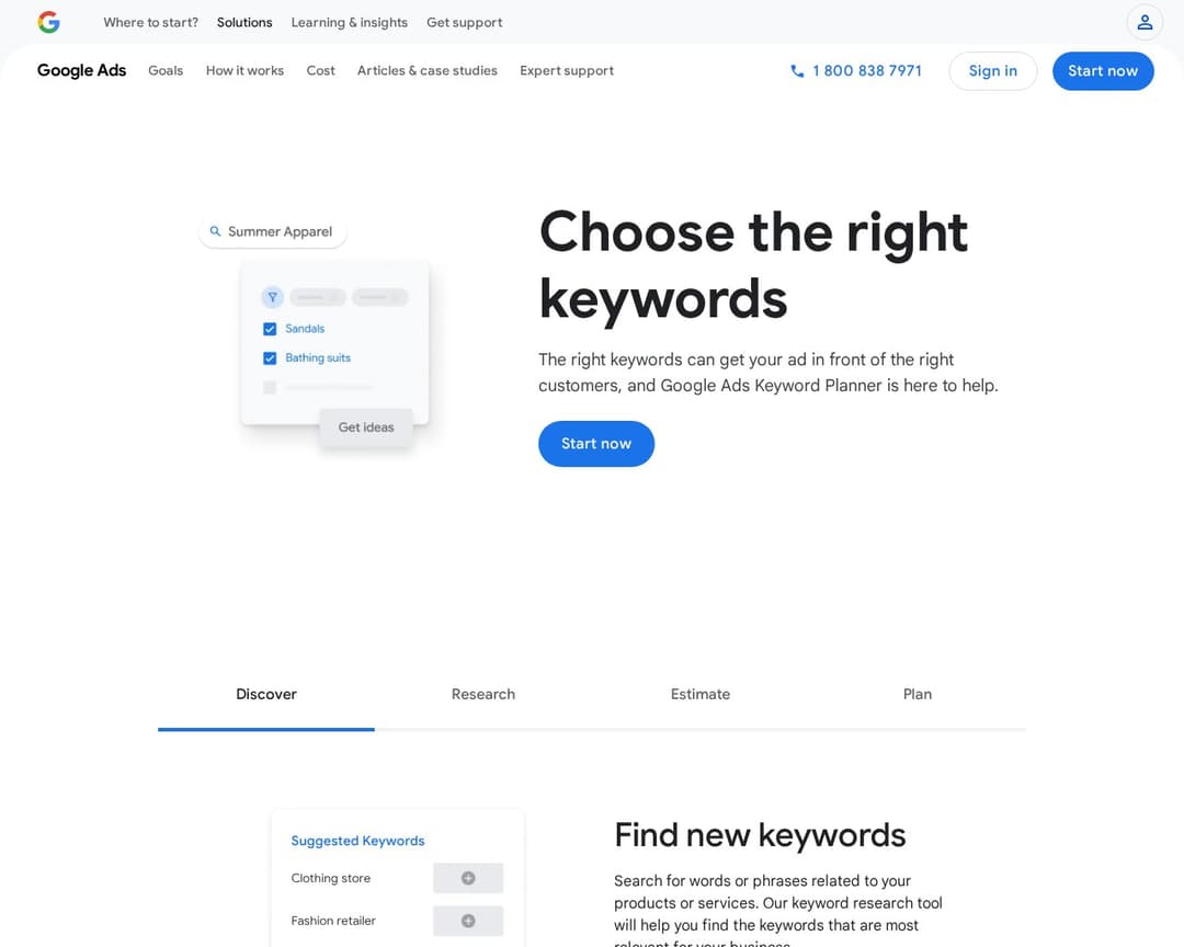 Google Keyword Planner