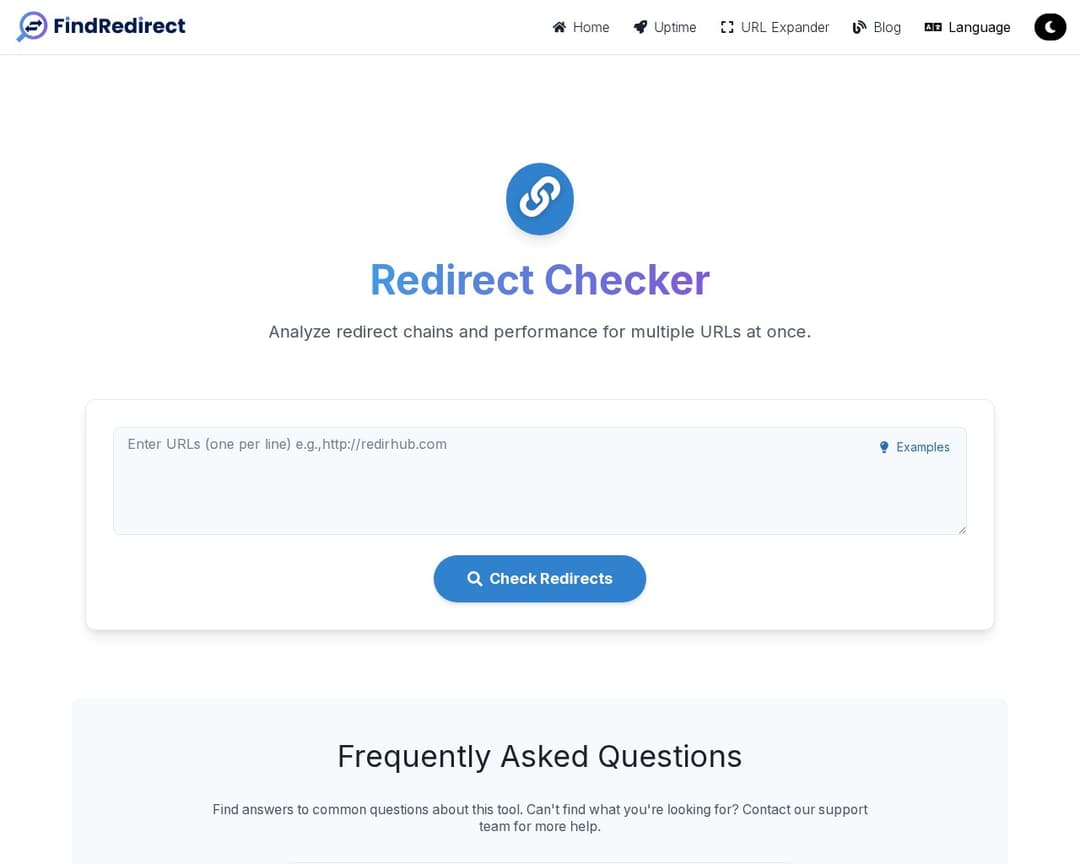 Redirect Analyzer