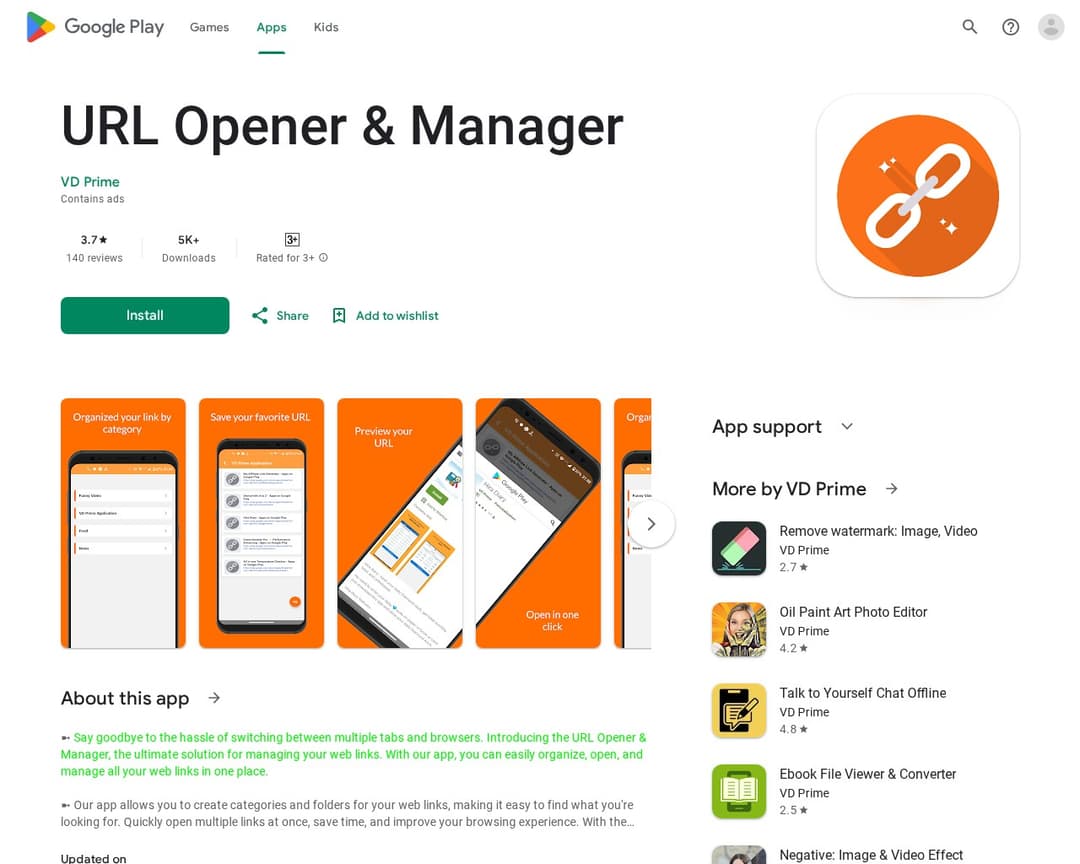 URL Opener & Manager