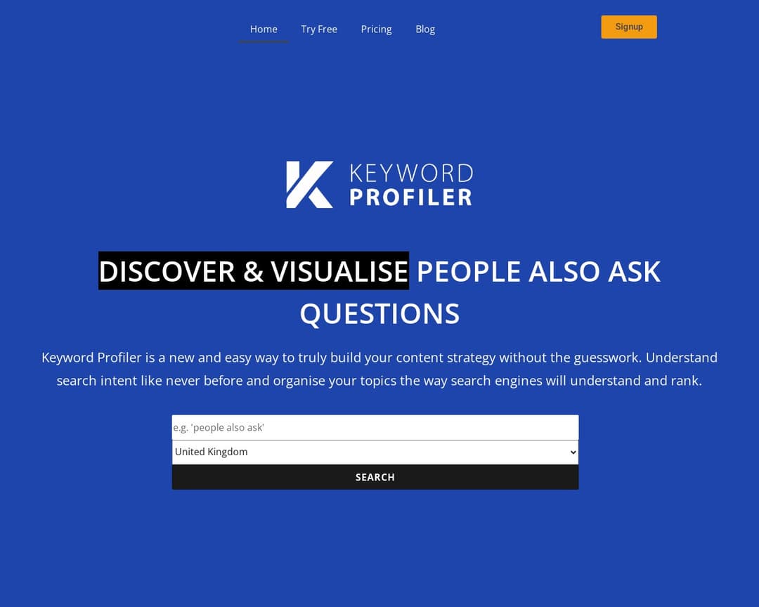Keyword Profiler