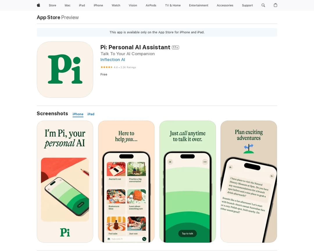 Pi: Personal AI Assistant