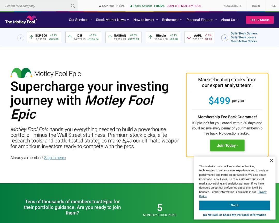 Motley Fool Epic