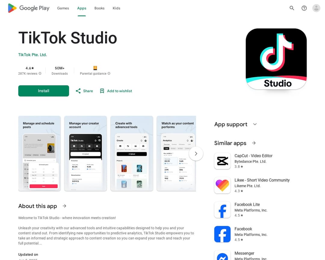 TikTok Studio