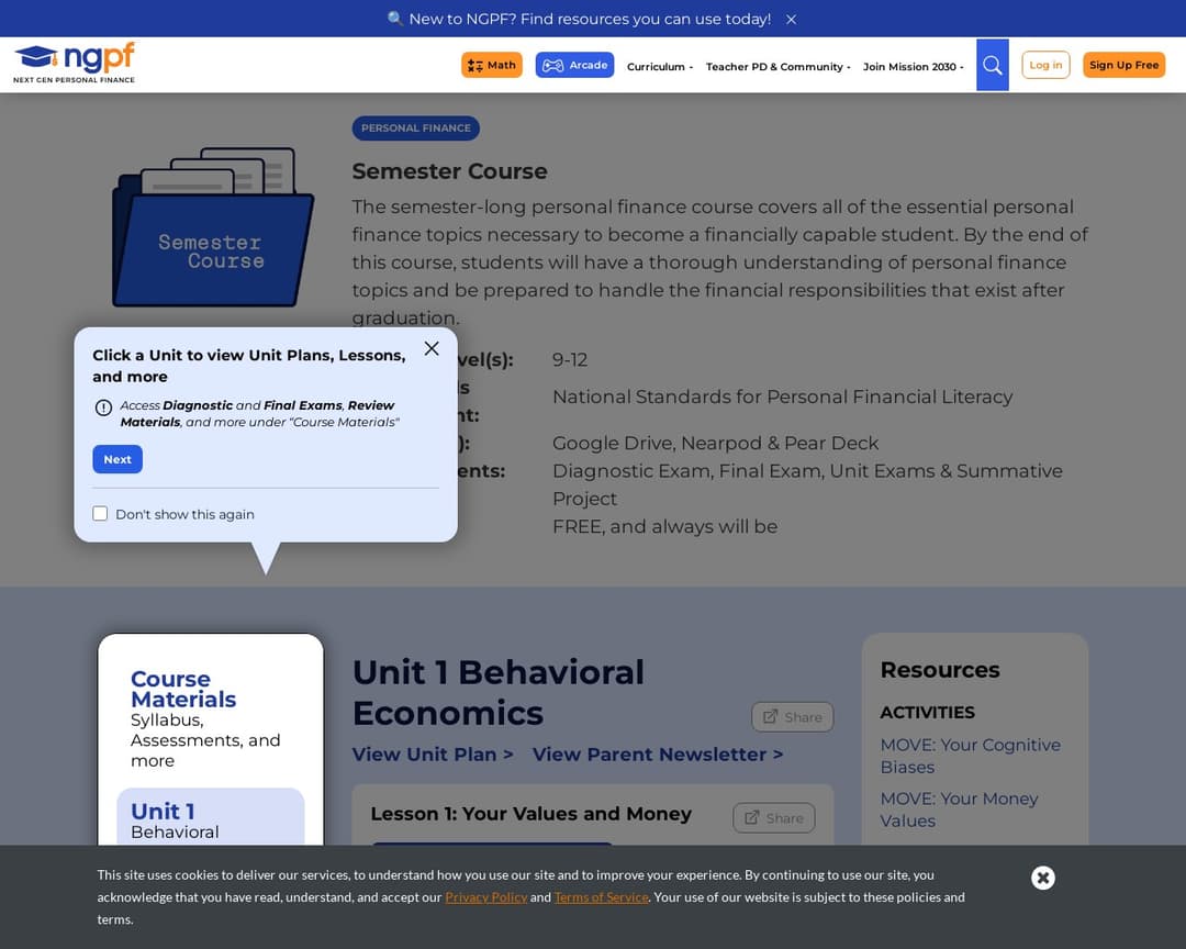NGPF Semester Course