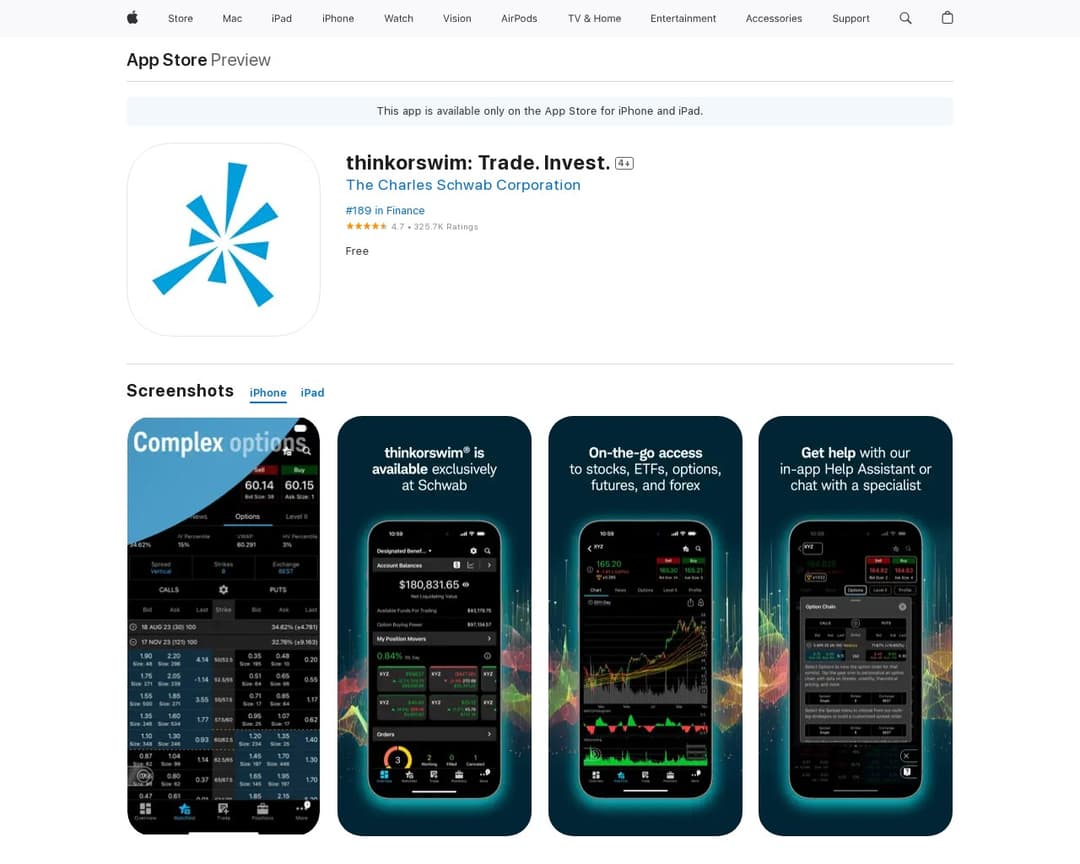 thinkorswim: Trade. Invest.
