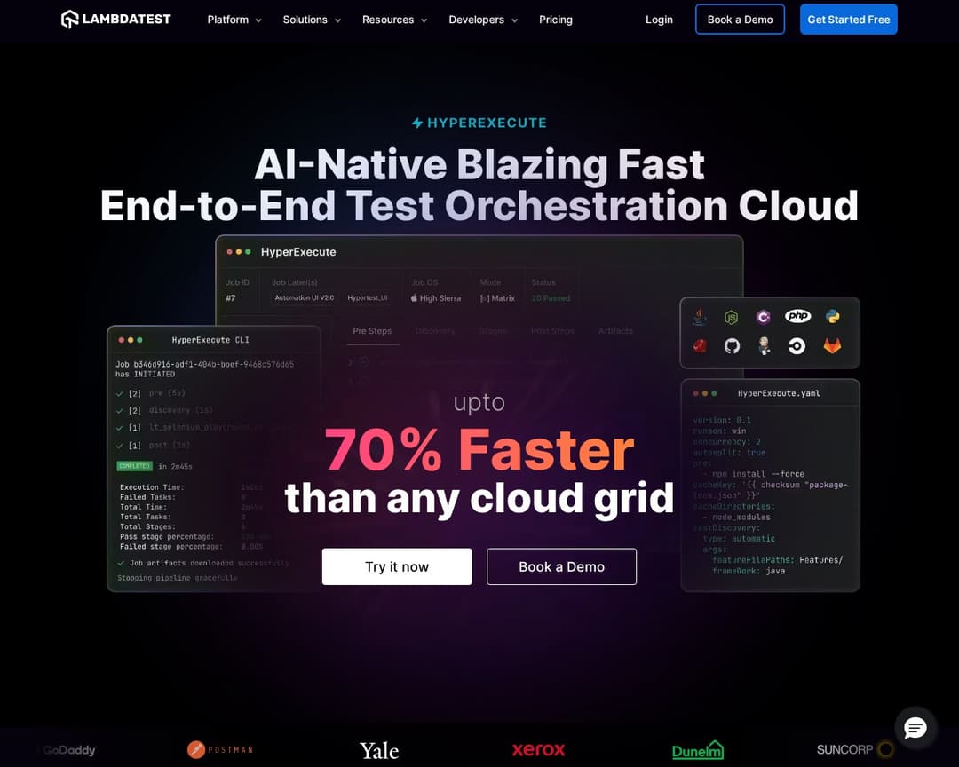 LambdaTest HyperExecute