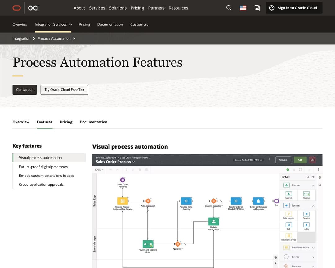 Oracle Cloud Infrastructure Process Automation