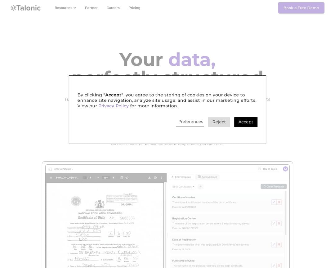 Talonic