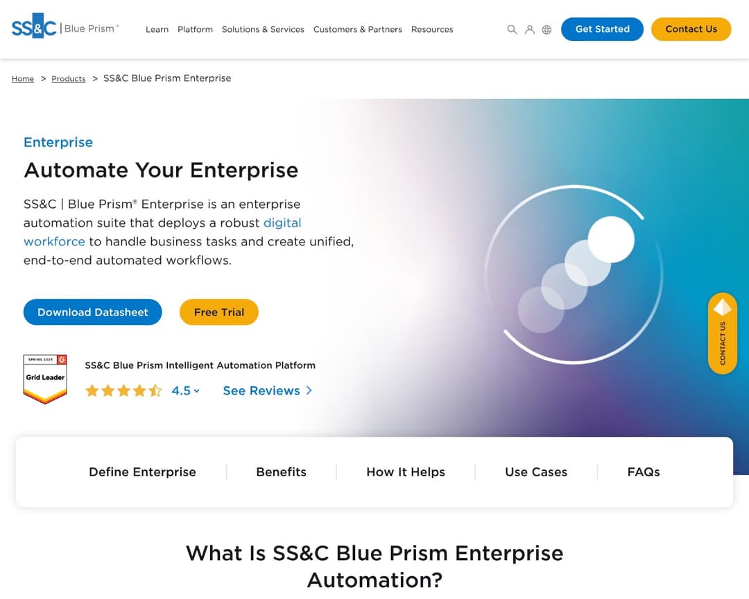 Blue Prism Enterprise