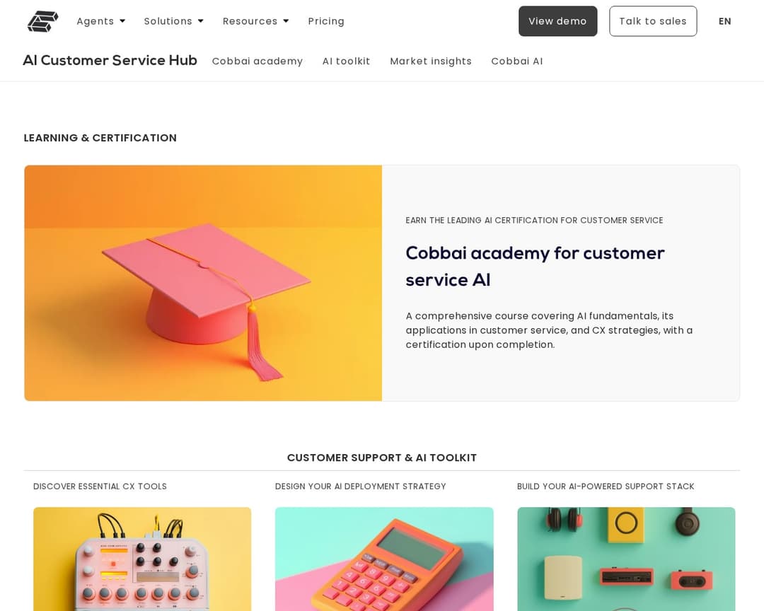 Cobbai AI Customer Service Hub