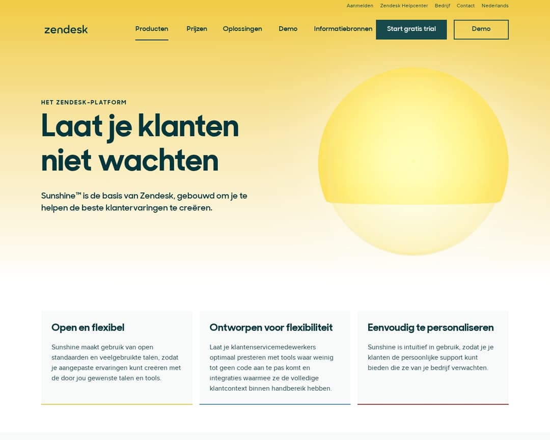 Zendesk Sunshine Platform