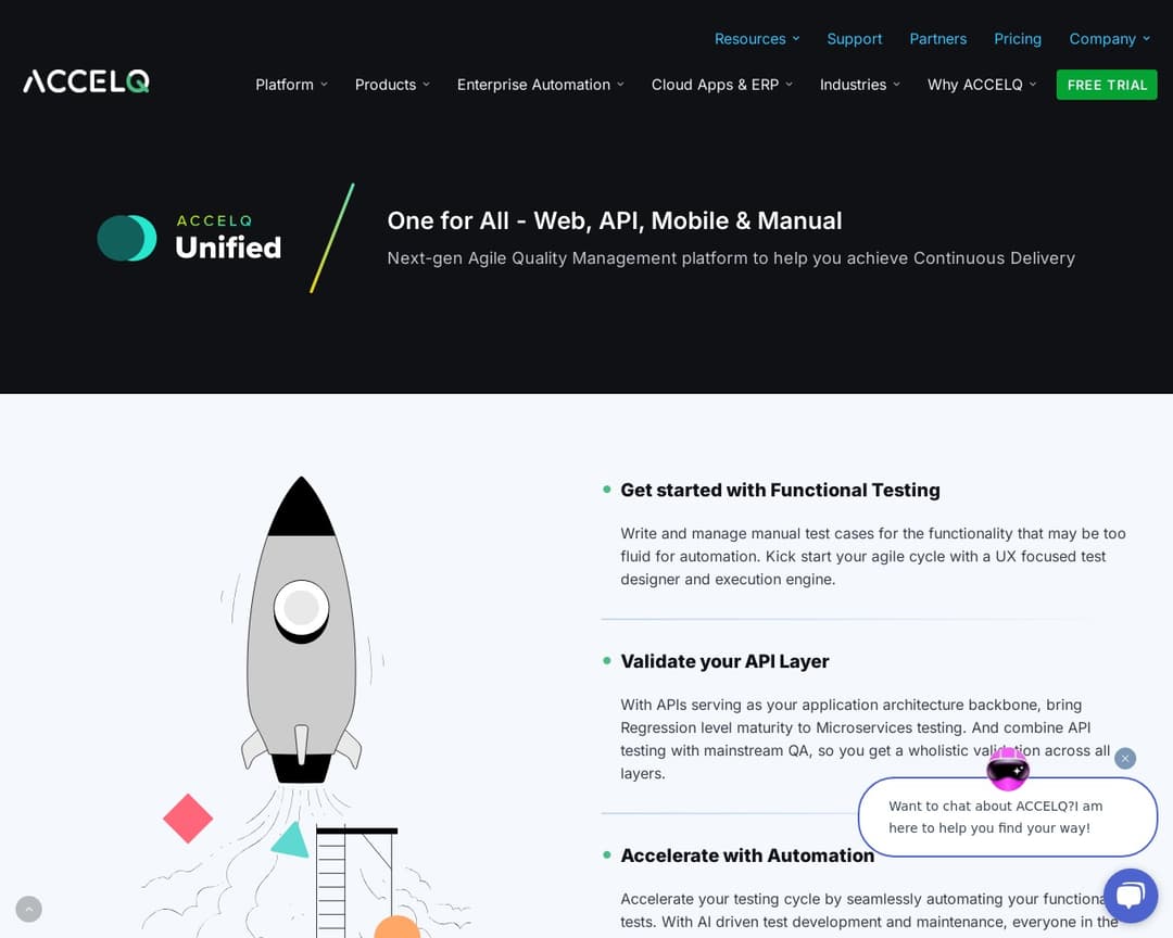 ACCELQ Unified Test Automation