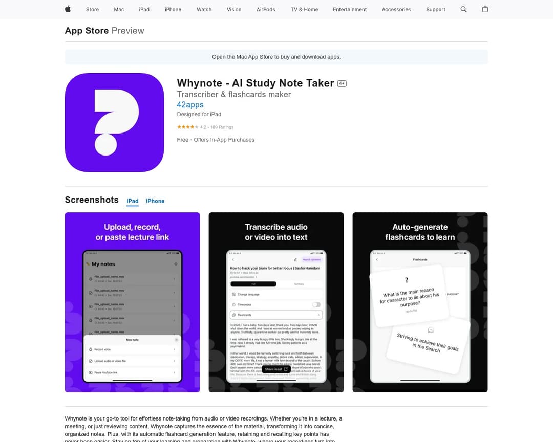 Whynote - AI Study Note Taker