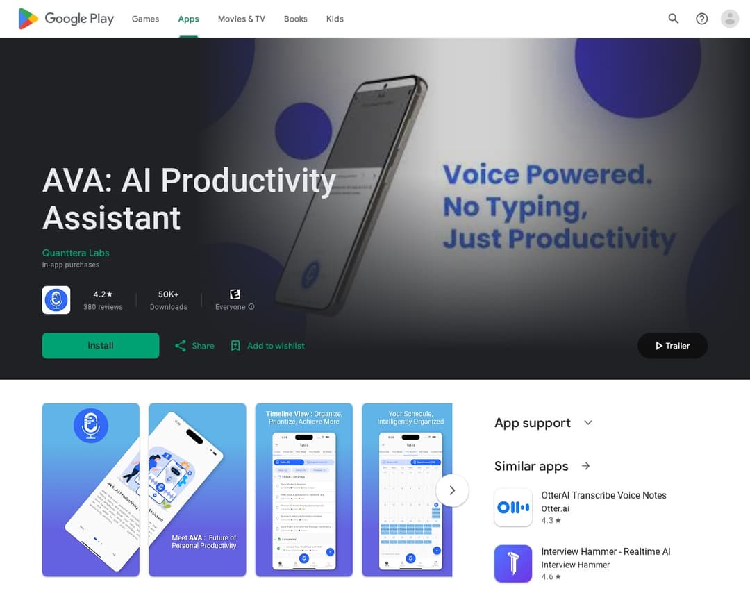 AVA: AI Productivity Assistant