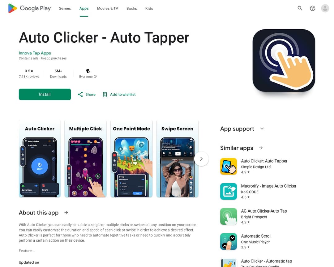 Auto Clicker - Auto Tapper