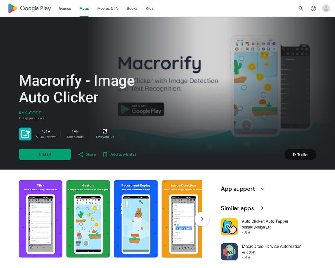 Macrorify - Image Auto Clicker
