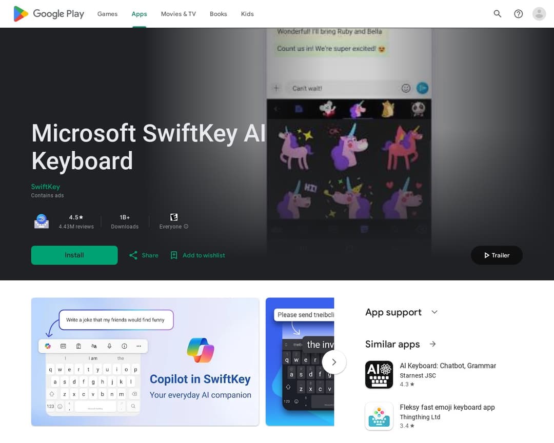 Microsoft SwiftKey AI Keyboard