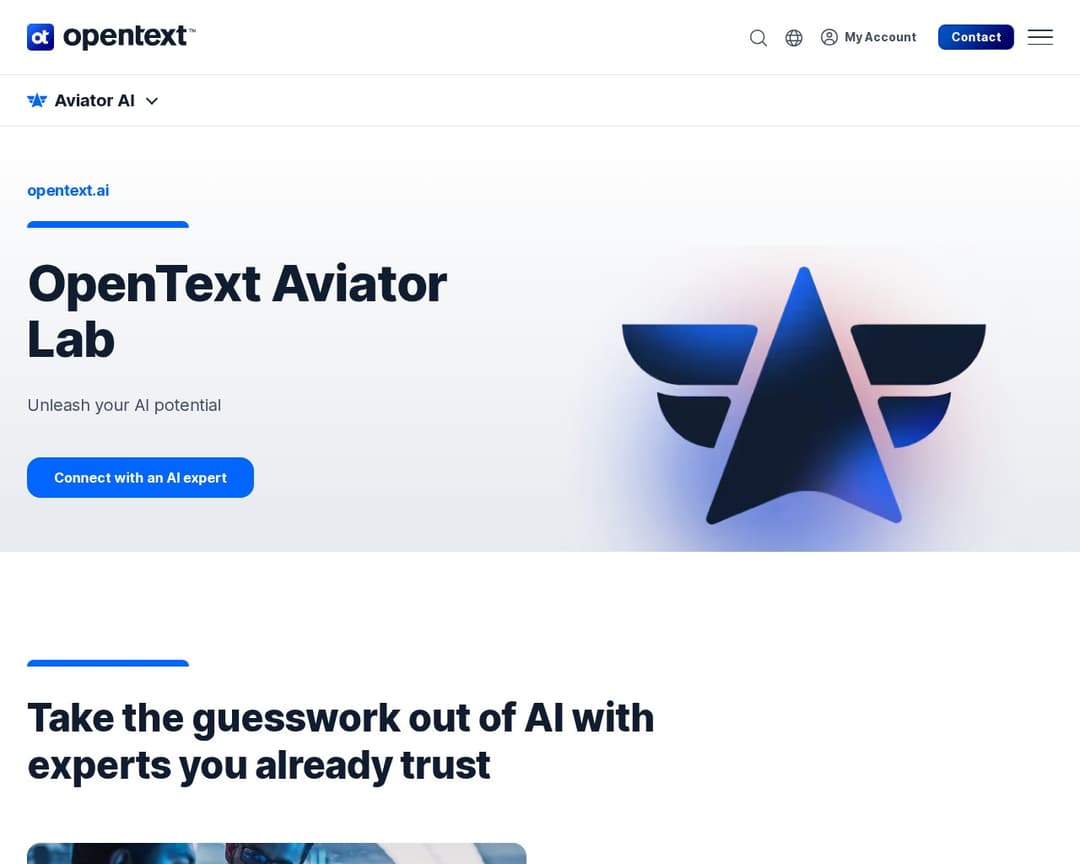 OpenText™ Aviator Lab